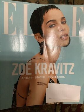 Elle Magazine January 2018 (Zoe Kravitz)